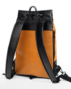 MORPHOSIX LUX UTILITY LEATHER BAG GOLDEN AMBER