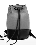 MORPHOSIX LUX UTILITY LEATHER BAG SILVER GRAPHITE