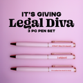 Legal Diva Pen Set