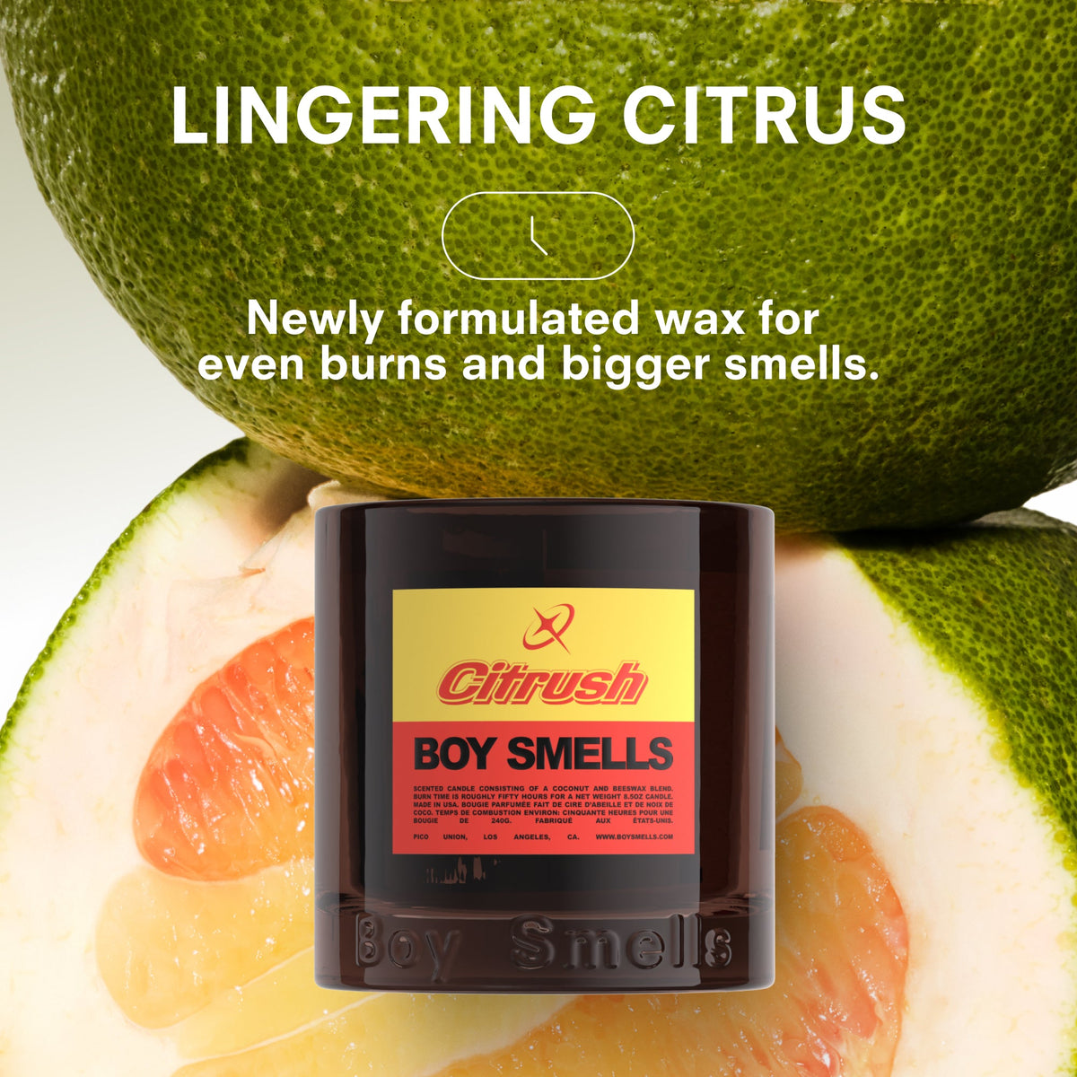 CITRUSH Candle by Boy Smells