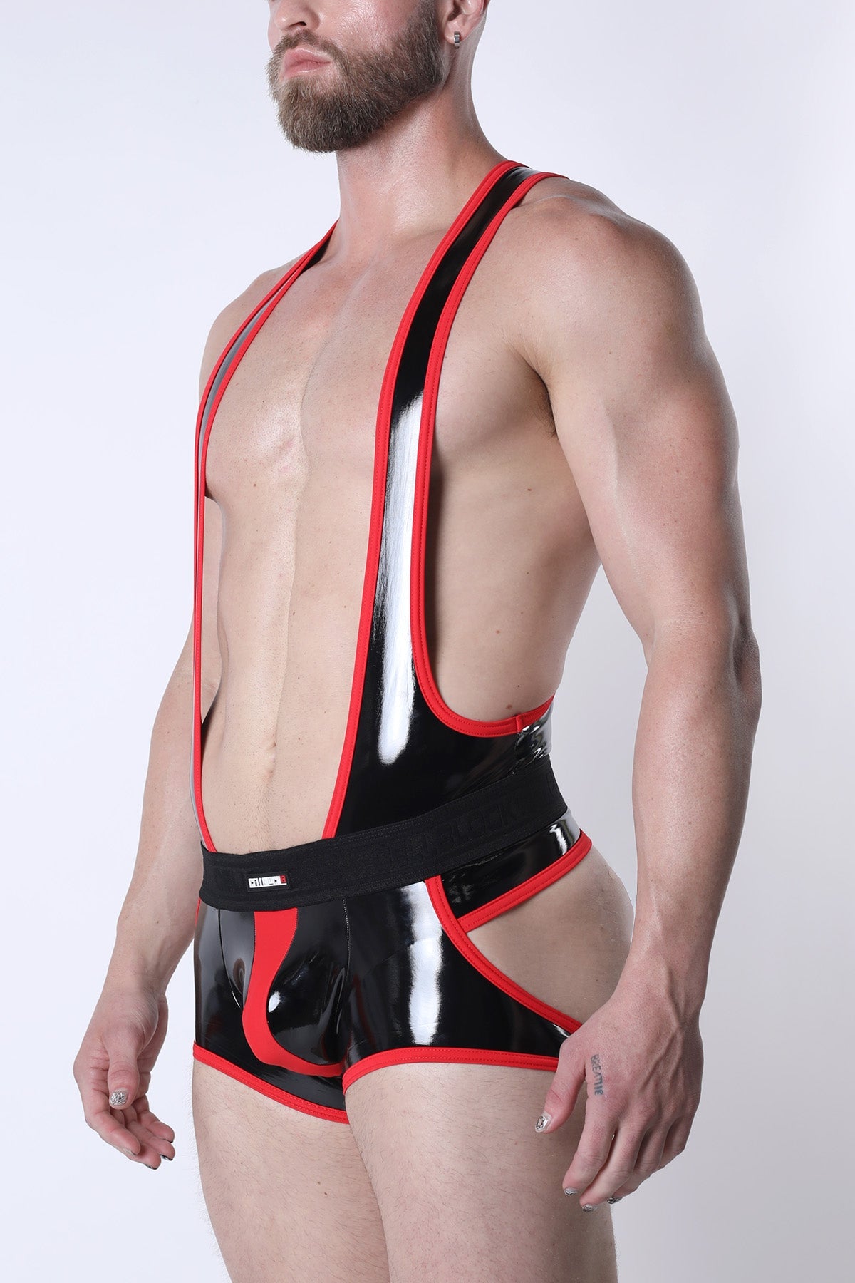 CellBlock 13 Liquid Night Singlet Jock - Red