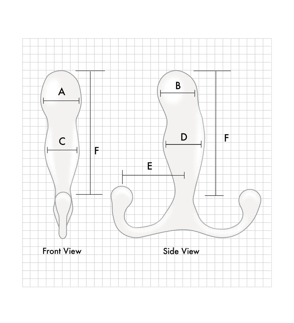 Aneros Trident Maximus Male G Spot Stimulator Trident Series