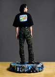 MARTINE ROSE REVERSIBLE CAMO JEAN