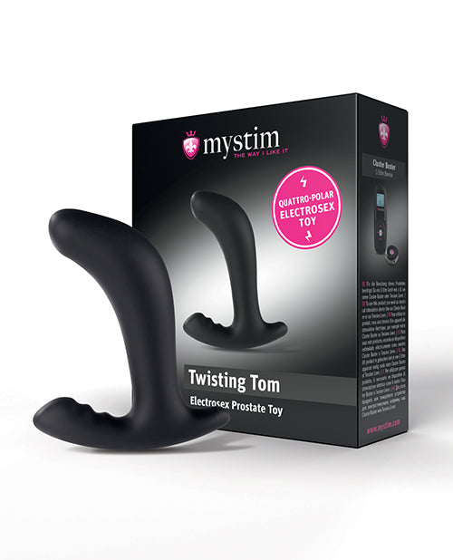 Mystim Twisting Tom E-Stim Prostate Stimulator - Black