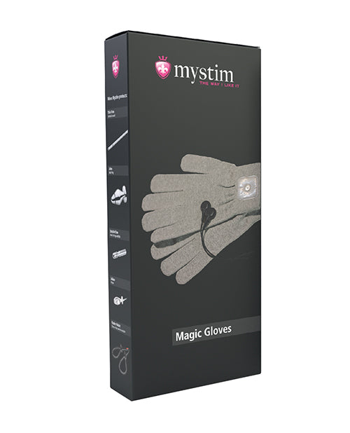 Mystim E-Stim Magic Gloves - Gray