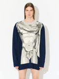 LOVERBOY BY CHARLES JEFFREY SEXY BUST SWEATER