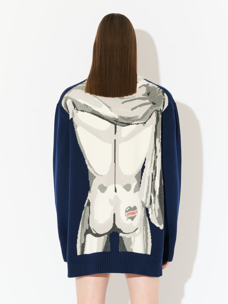 LOVERBOY BY CHARLES JEFFREY SEXY BUST SWEATER