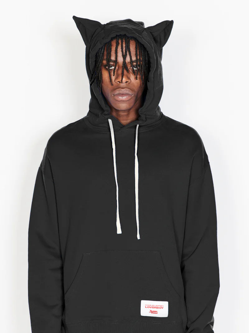 LOVERBOY BY CHARLES JEFFREY LABEL EARS HOODIE