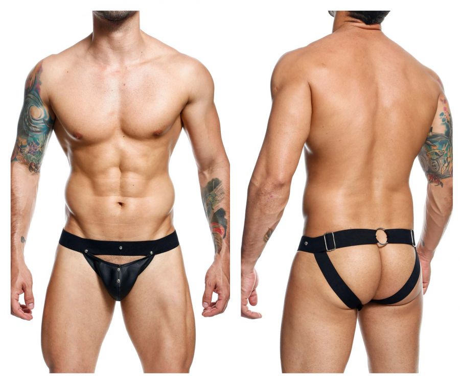 Malebasics DNGEON Peekaboo Jockstrap - Black