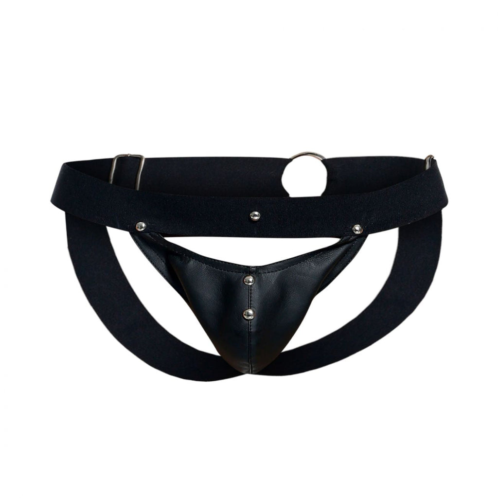 Malebasics DNGEON Peekaboo Jockstrap - Black