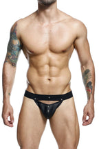Malebasics DNGEON Peekaboo Jockstrap - Black