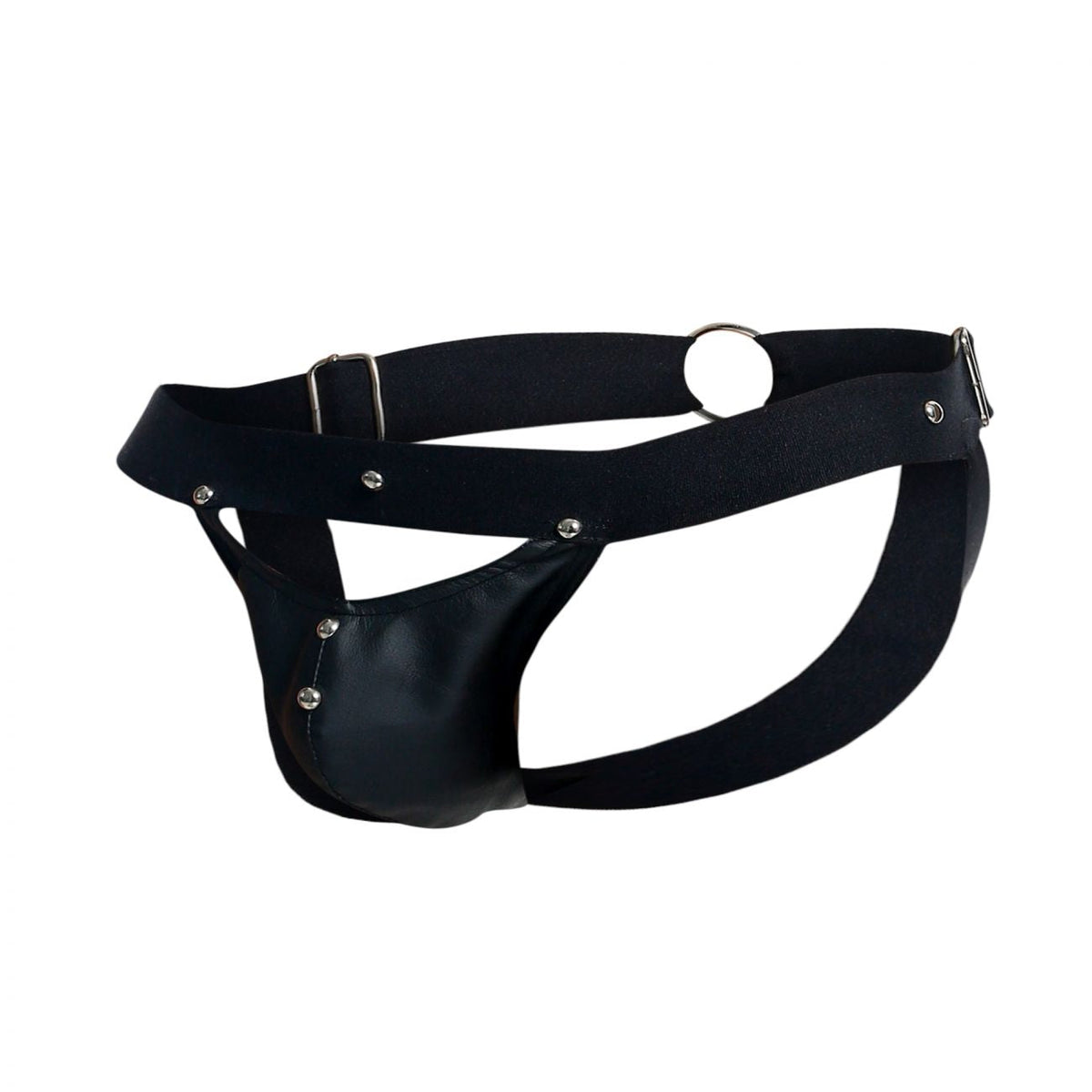 Malebasics DNGEON Peekaboo Jockstrap - Black