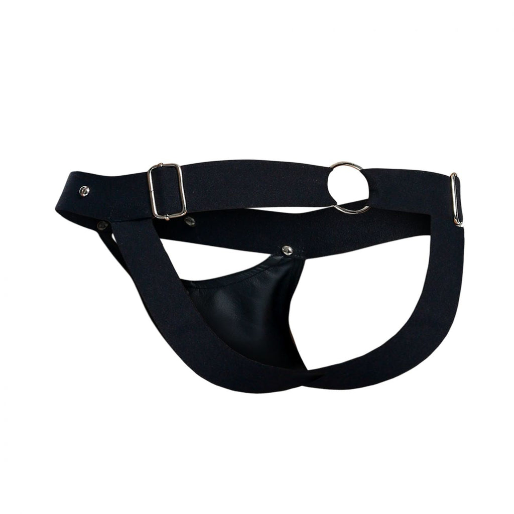 Malebasics DNGEON Peekaboo Jockstrap - Black