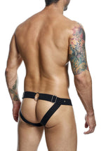 Malebasics DNGEON Peekaboo Jockstrap - Black
