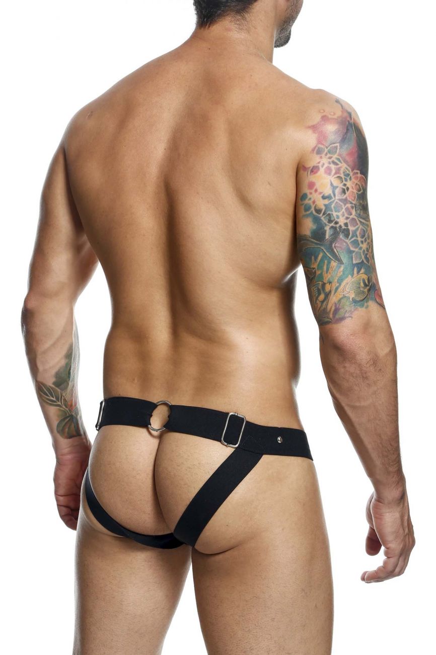 Malebasics DNGEON Peekaboo Jockstrap - Black