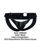 Malebasics DNGEON Peekaboo Jockstrap - Black