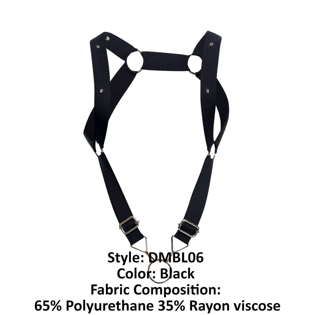 Malebasics DNGEON Straight Back Harness - Black