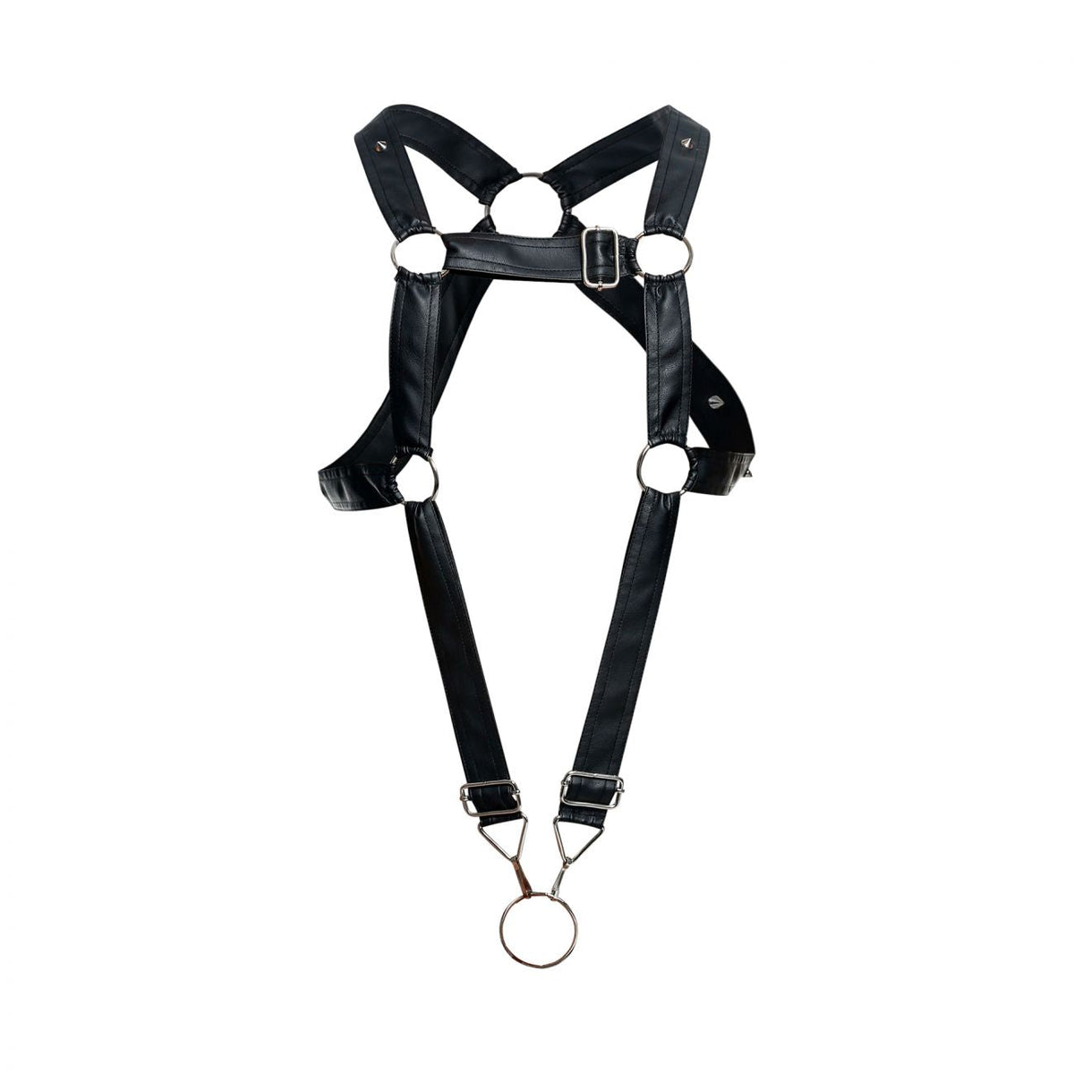 Malebasics DNGEON Cross Cockring Harness - Black