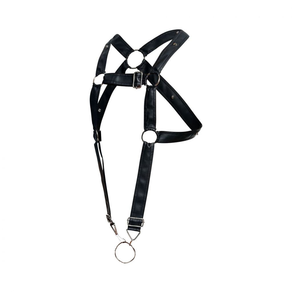 Malebasics DNGEON Cross Cockring Harness - Black