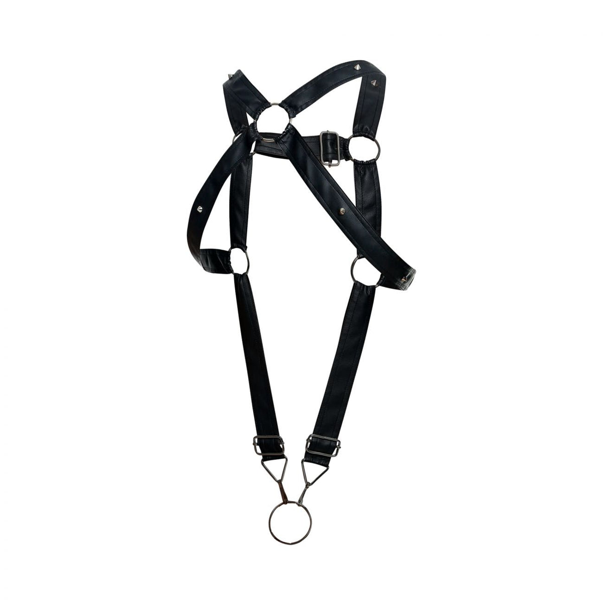 Malebasics DNGEON Cross Cockring Harness - Black