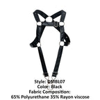 Malebasics DNGEON Cross Cockring Harness - Black