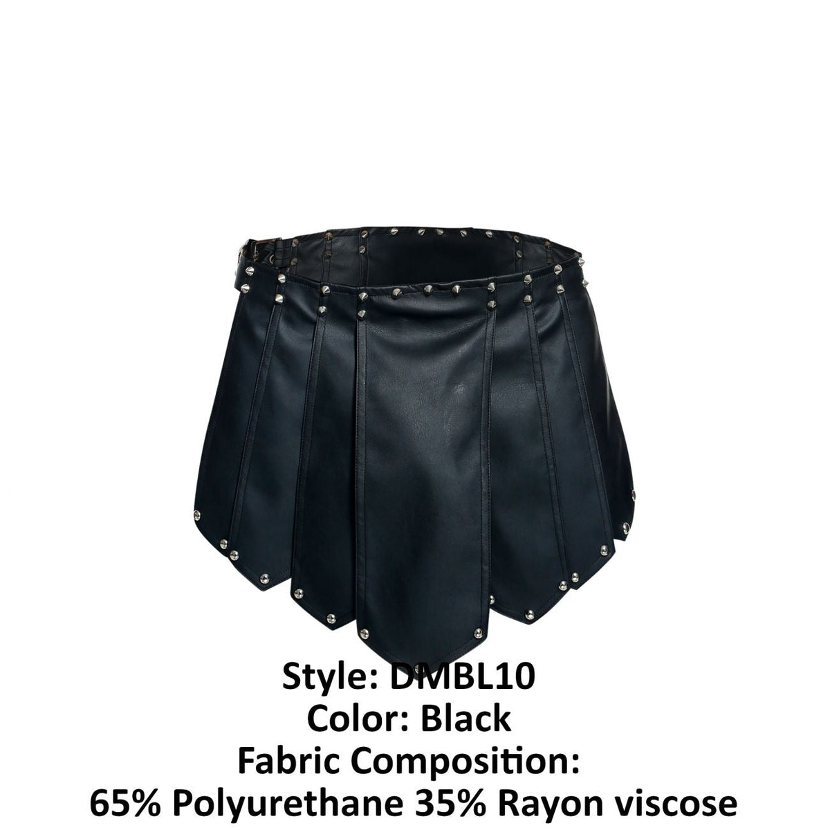 Malebasics DNGEON Roman Skirt - Black