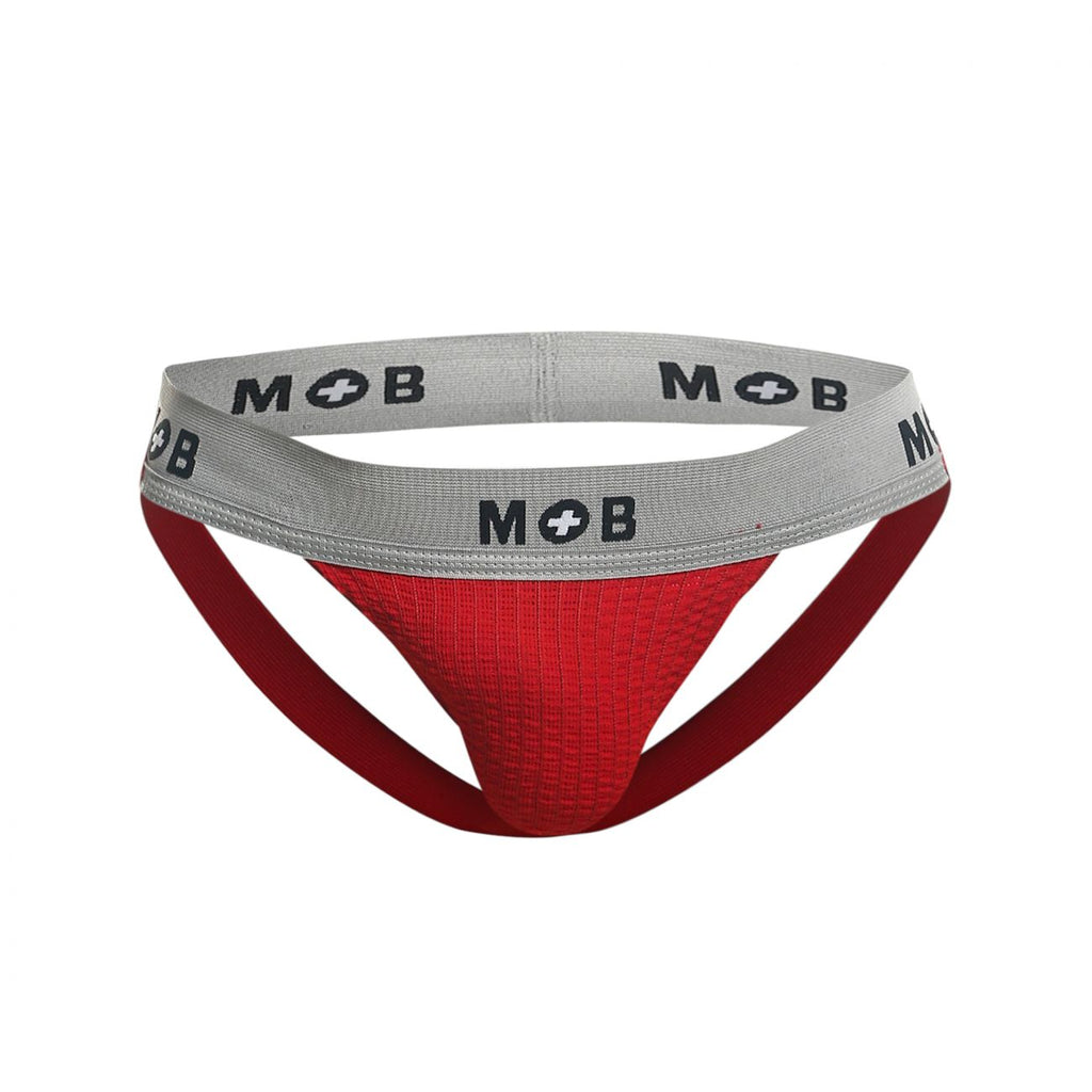 Malebasics MOB Classic Fetish Jock 3 Inches Jockstrap - Red