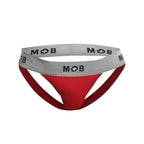 Malebasics MOB Classic Fetish Jock 3 Inches Jockstrap - Red