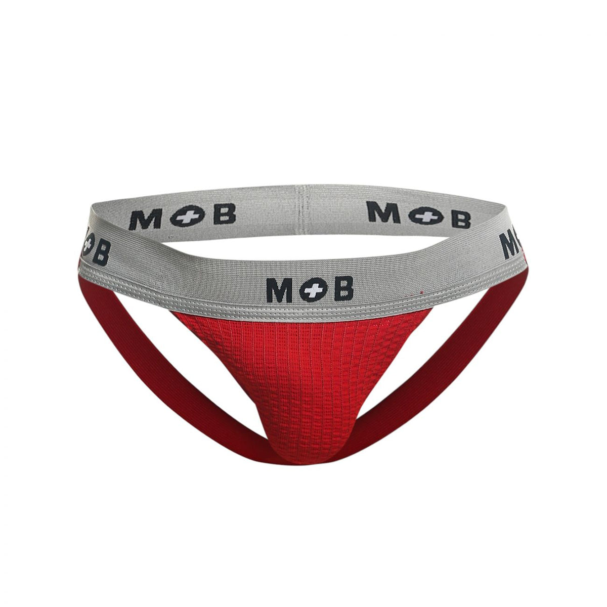 Malebasics MOB Classic Fetish Jock 3 Inches Jockstrap - Red