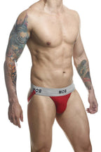 Malebasics MOB Classic Fetish Jock 3 Inches Jockstrap - Red