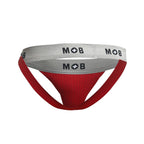 Malebasics MOB Classic Fetish Jock 3 Inches Jockstrap - Red