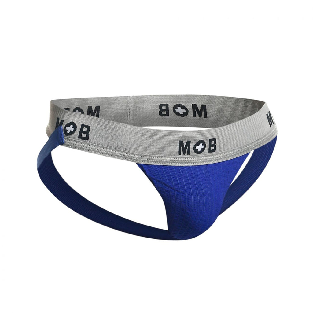 Malebasics MOB Classic Fetish Jock 3 Inches Jockstrap - Royal