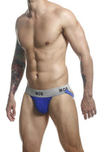 Malebasics MOB Classic Fetish Jock 3 Inches Jockstrap - Royal
