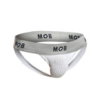 Malebasics MOB Classic Fetish Jock 3 Inches Jockstrap - White