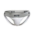 Malebasics MOB Classic Fetish Jock 3 Inches Jockstrap - White