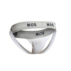 Malebasics MOB Classic Fetish Jock 3 Inches Jockstrap - White