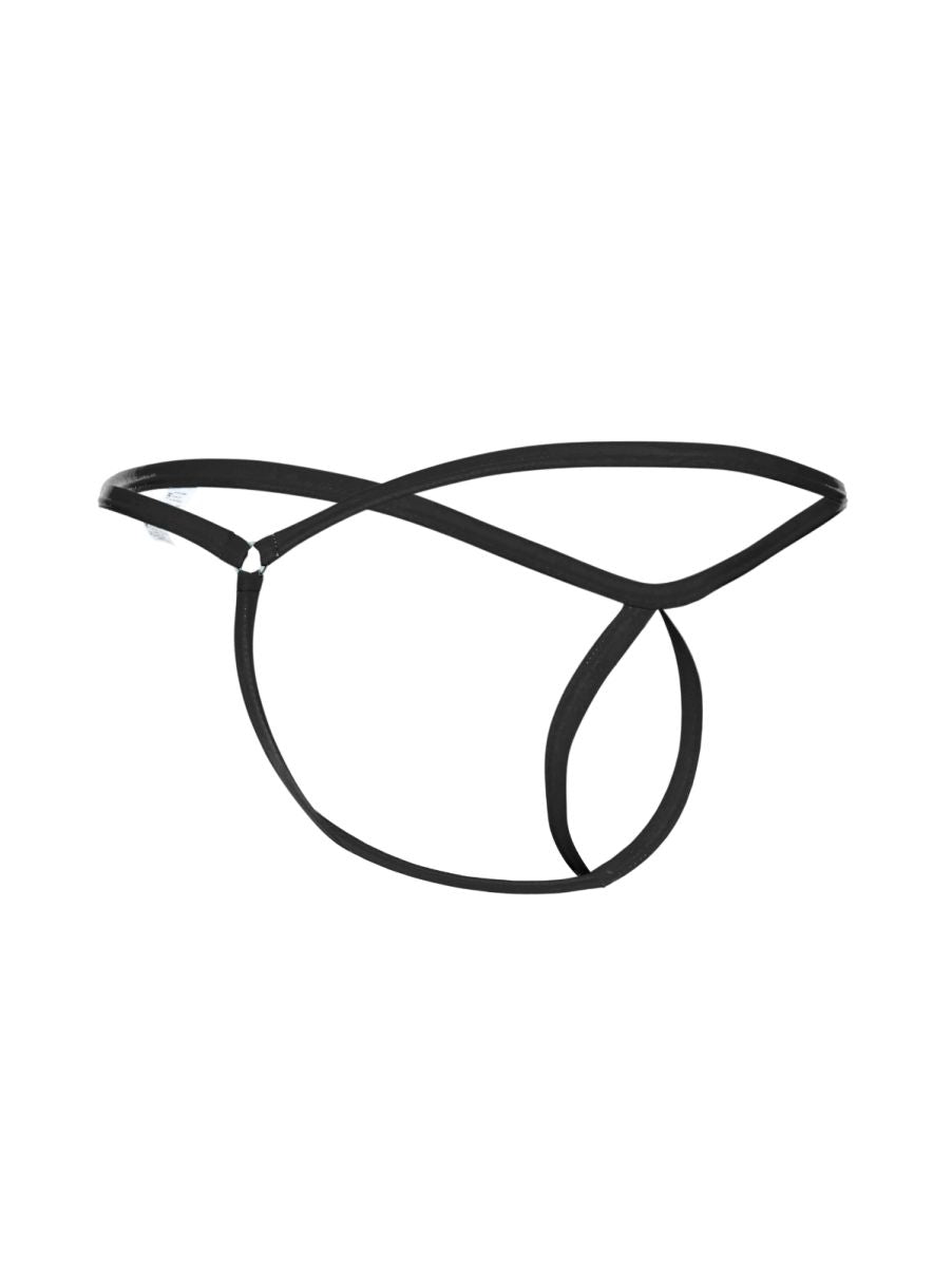 Malebasics Tear Drop Thongs - Black