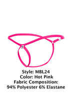 Malebasics Tear Drop Thongs - Hot Pink