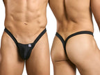 Malebasics Y Buns Thongs - Black
