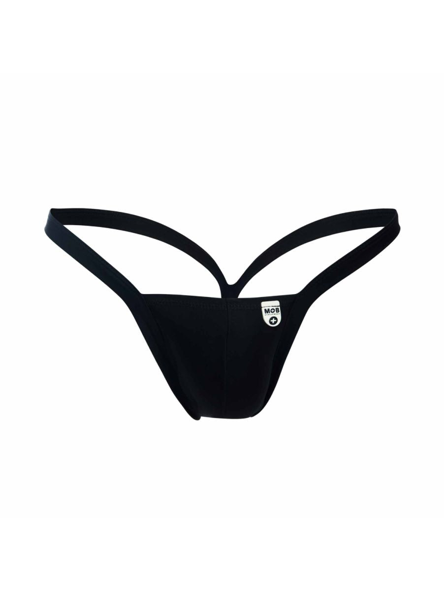 Malebasics Y Buns Thongs - Black