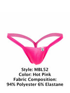 Malebasics Y Buns Thongs - Hot Pink