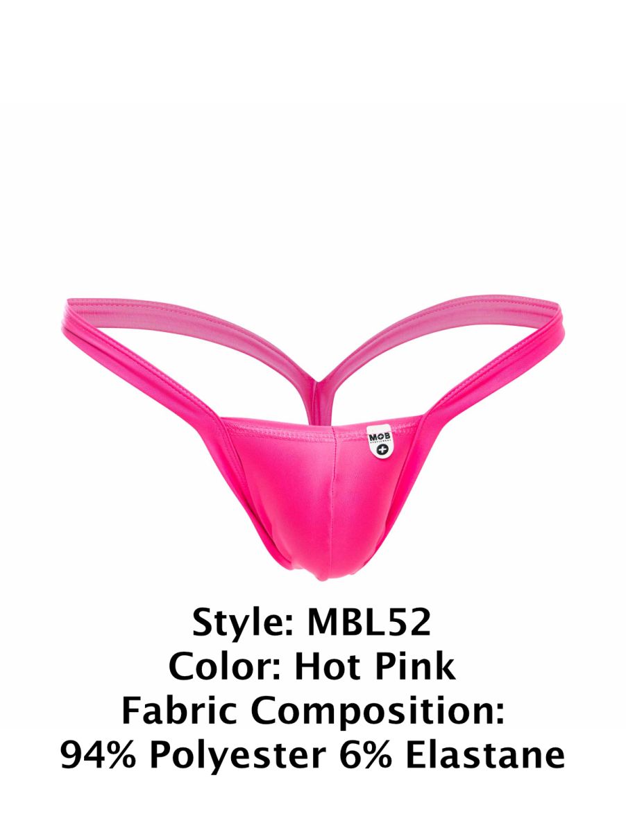 Malebasics Y Buns Thongs - Hot Pink