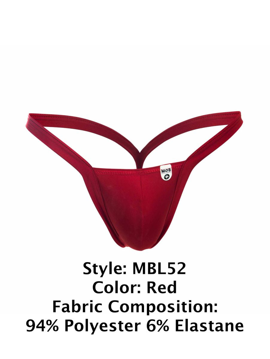 Malebasics Y Buns Thongs - Red