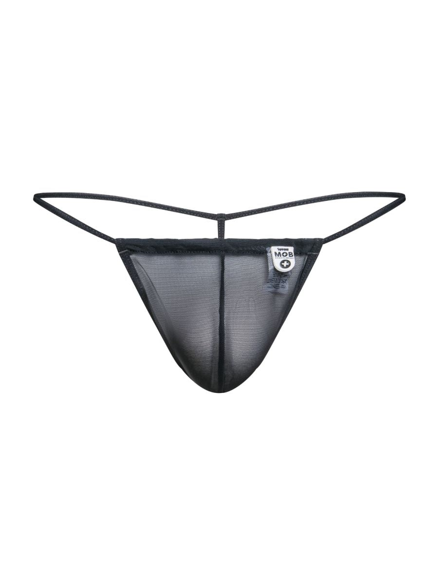 Malebasics Mesh G-String - Black Mesh