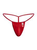 Malebasics Mesh G-String - Red Mesh