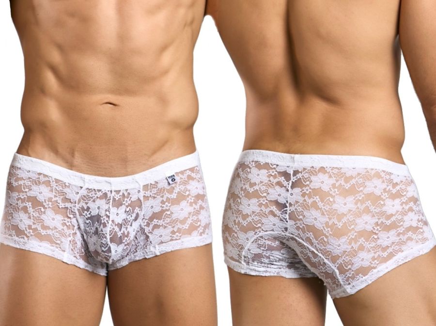 Malebasics Lace Trunks - White Lace