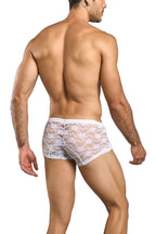 Malebasics Lace Trunks - White Lace