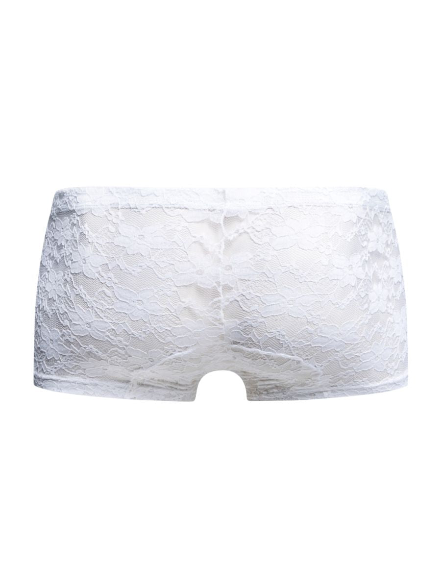 Malebasics Lace Trunks - White Lace