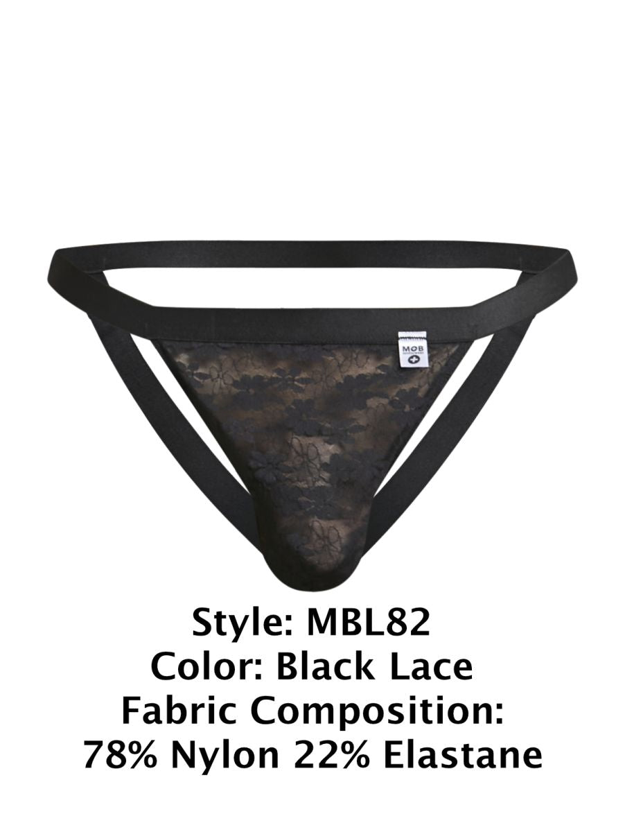 Malebasics Sexy Jockstrap - Black Lace