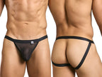 Malebasics Sexy Jockstrap - Black Mesh